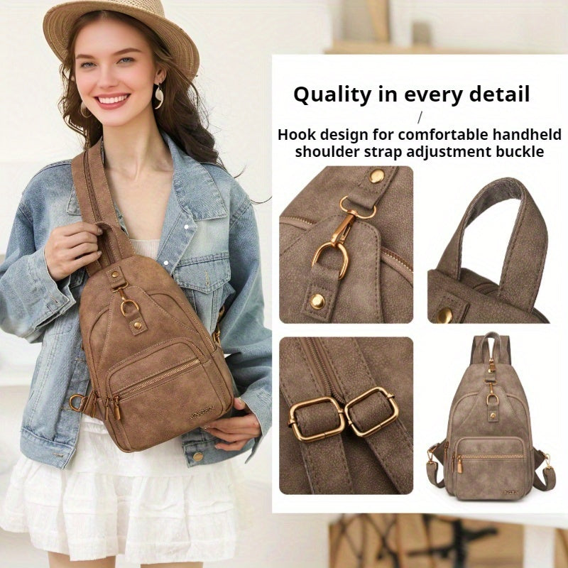 Multifunctional Convertible Sling Backpack Shoulder Bag
