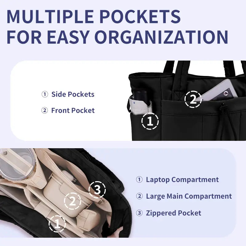 Ultimate Wandering Nature Puffer Tote Bag