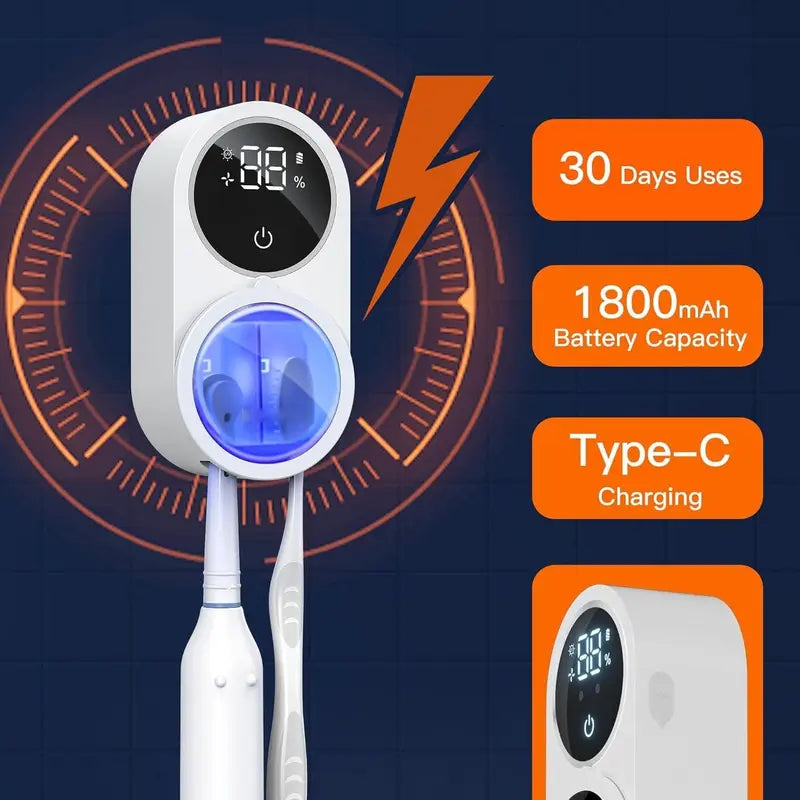 Automatic UV sterilization Sanitizing Smart Toothbrush Holder