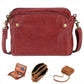 Three Layer Leather Crossbody Shoulder