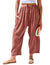 Breezyflow Linen Wide Leg Cargo Pants