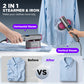 2-in-1 Steam Iron & Garment Steamer
