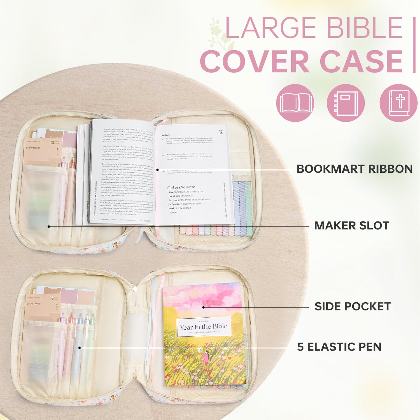Bible Cover Case for Women
