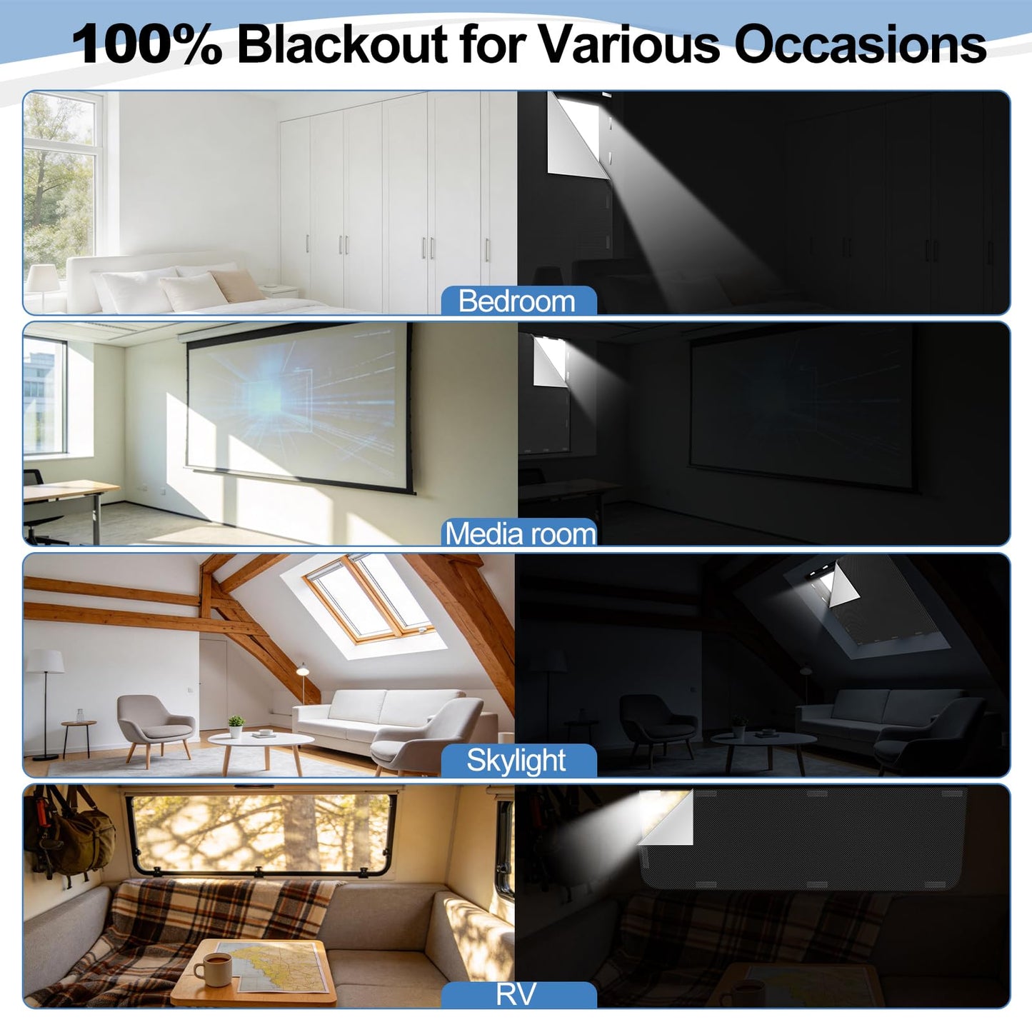 Magnetic Black Out Window Cover