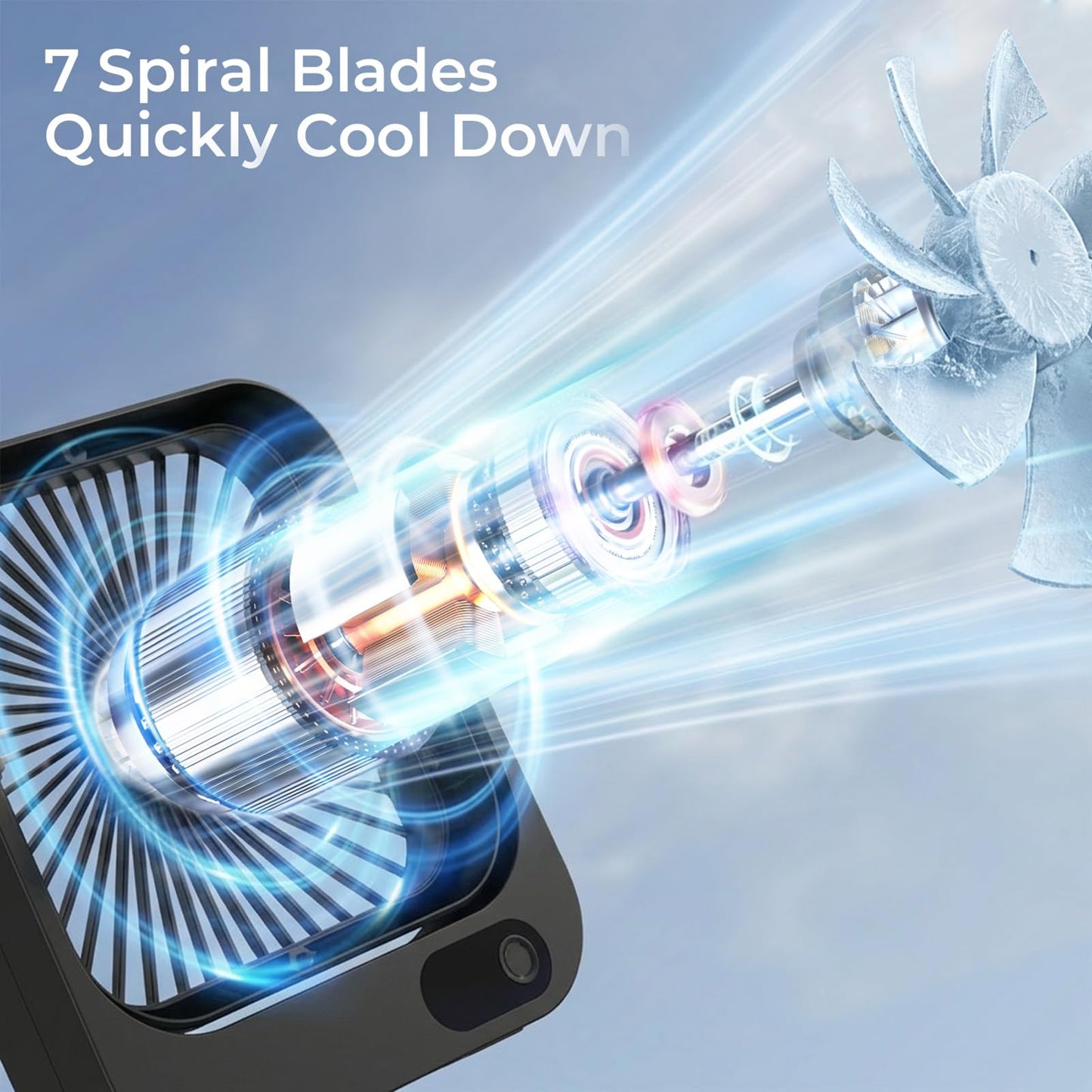 Magnetic Cruise Approved Fan with Night Light
