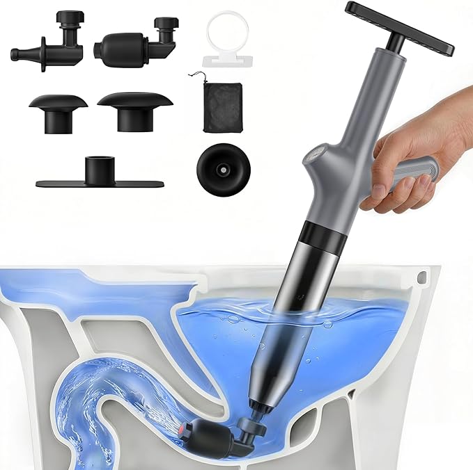 Toilet Plunger Drain Clog Remover
