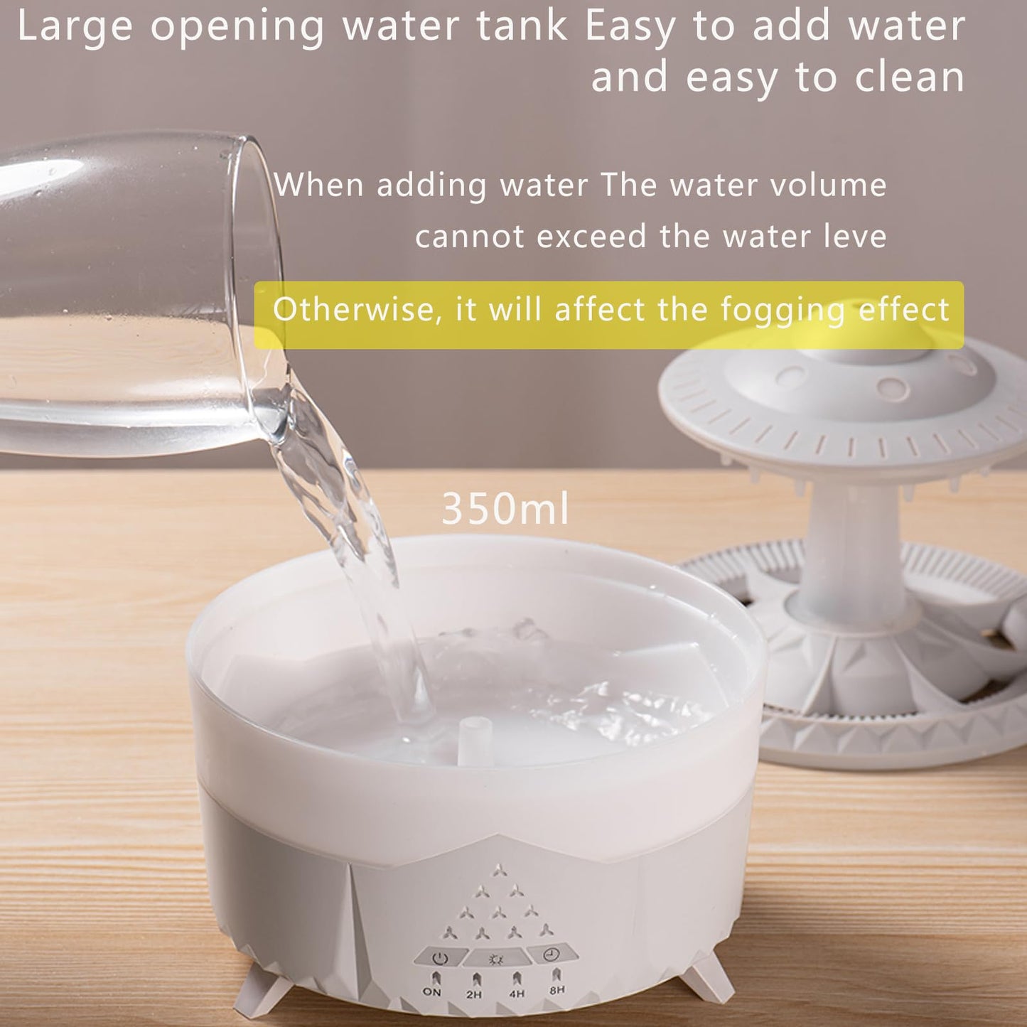 Raindrop Humidifiers for Bedroom -Essential Oil Diffuser