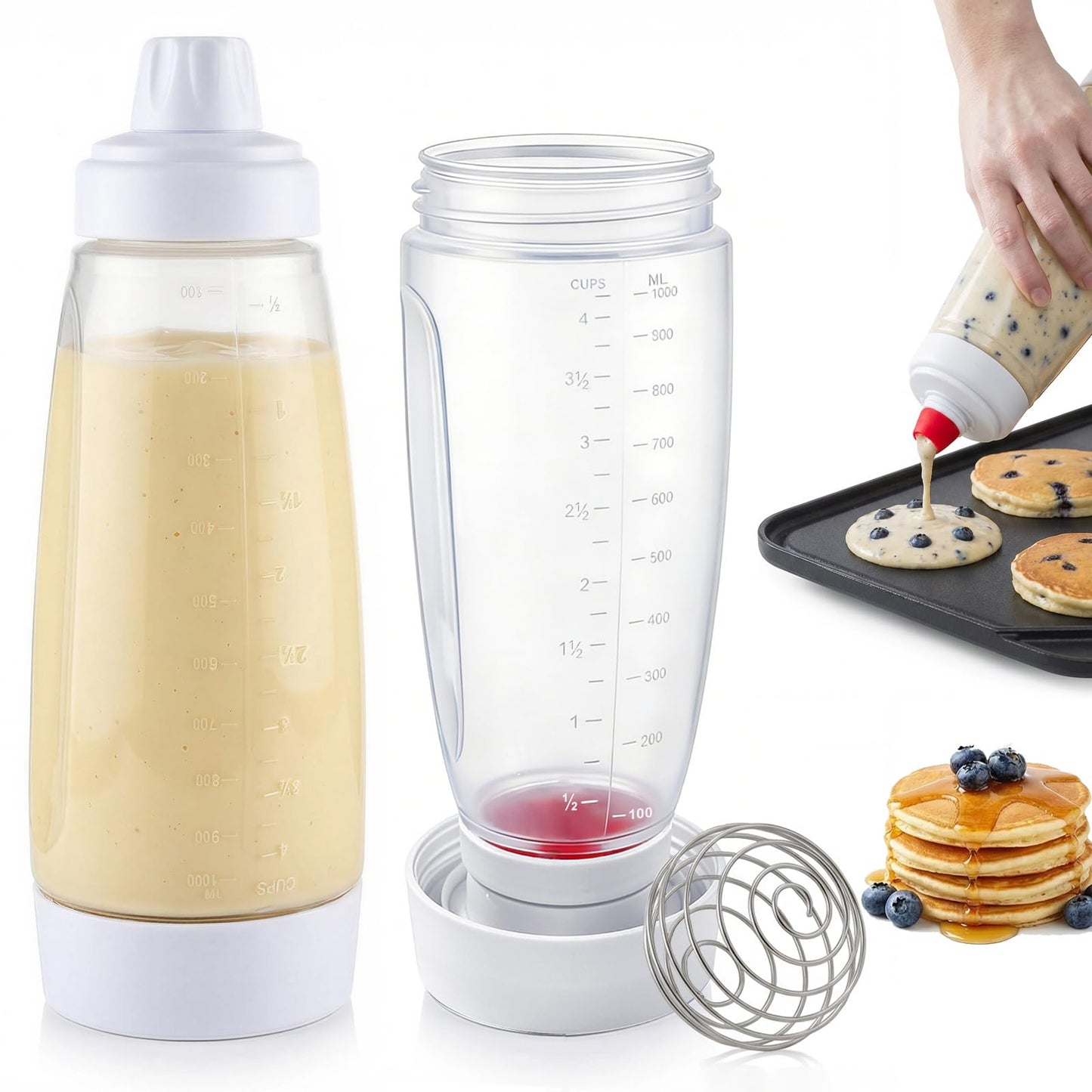 2 Packs of Pancake Batter Dispenser