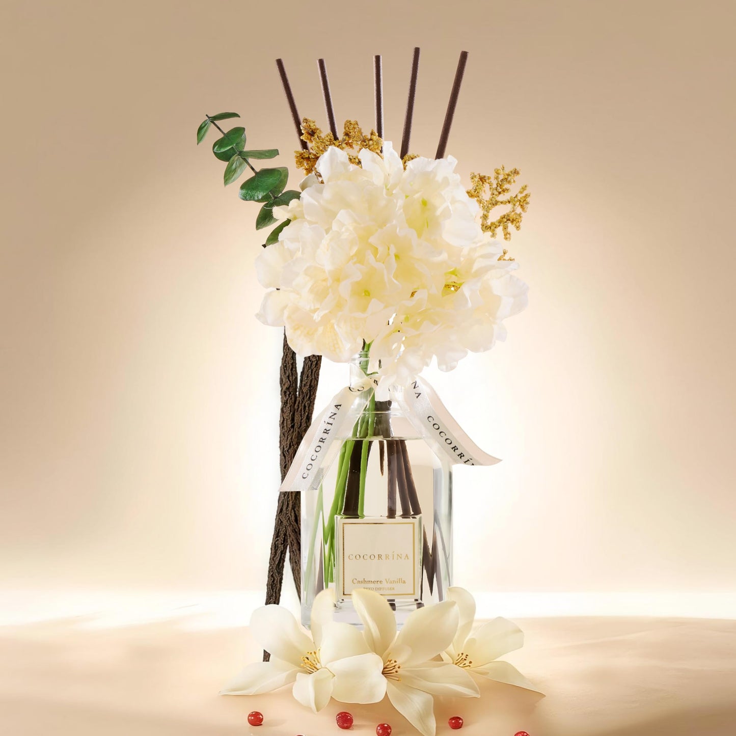 Flameless dried flower fragrance Reed Diffuser