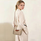 Three Looks Minimalist Crescent Convertible Bag