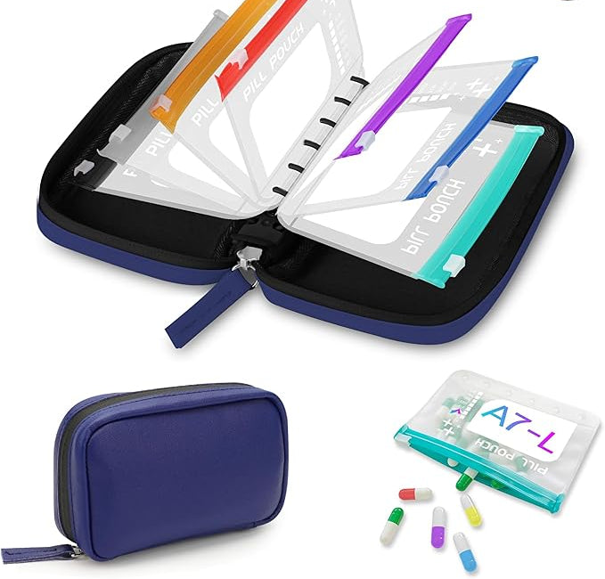 Waterproof Weekly Pill Organizer Pouch Set
