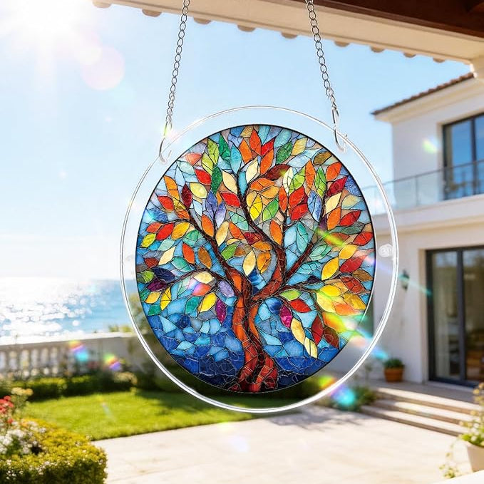 Buy 2 Get Free 1-Colorful Birds of Spring Sun Catchers Window