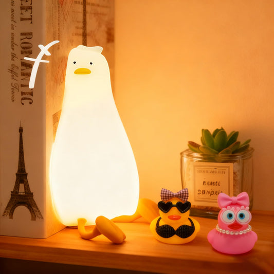 Lying Flat Duck Night Light for Kids Gifts Room Decor