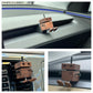 Car Air Fresheners Cute Shaking Wooden Man Figurine Diffuser (No essential oils）