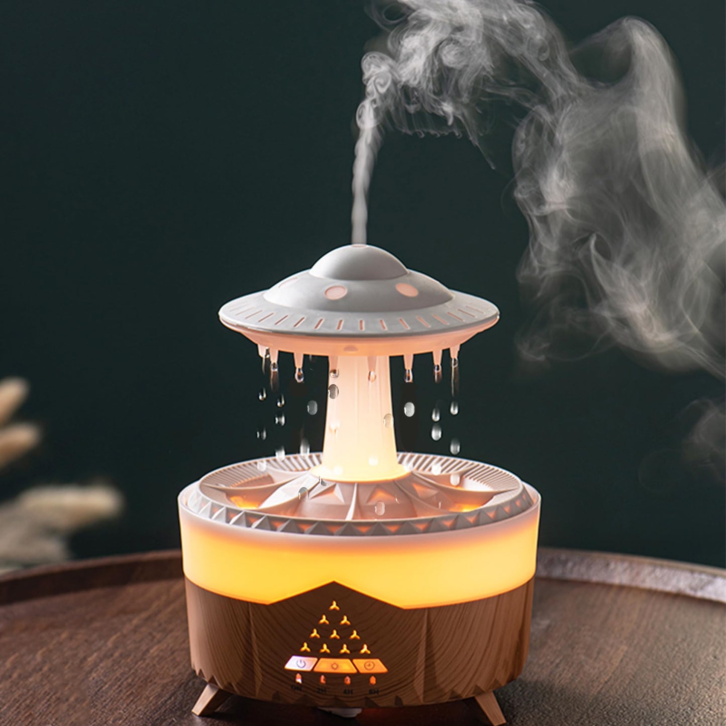 Raindrop Humidifiers for Bedroom -Essential Oil Diffuser