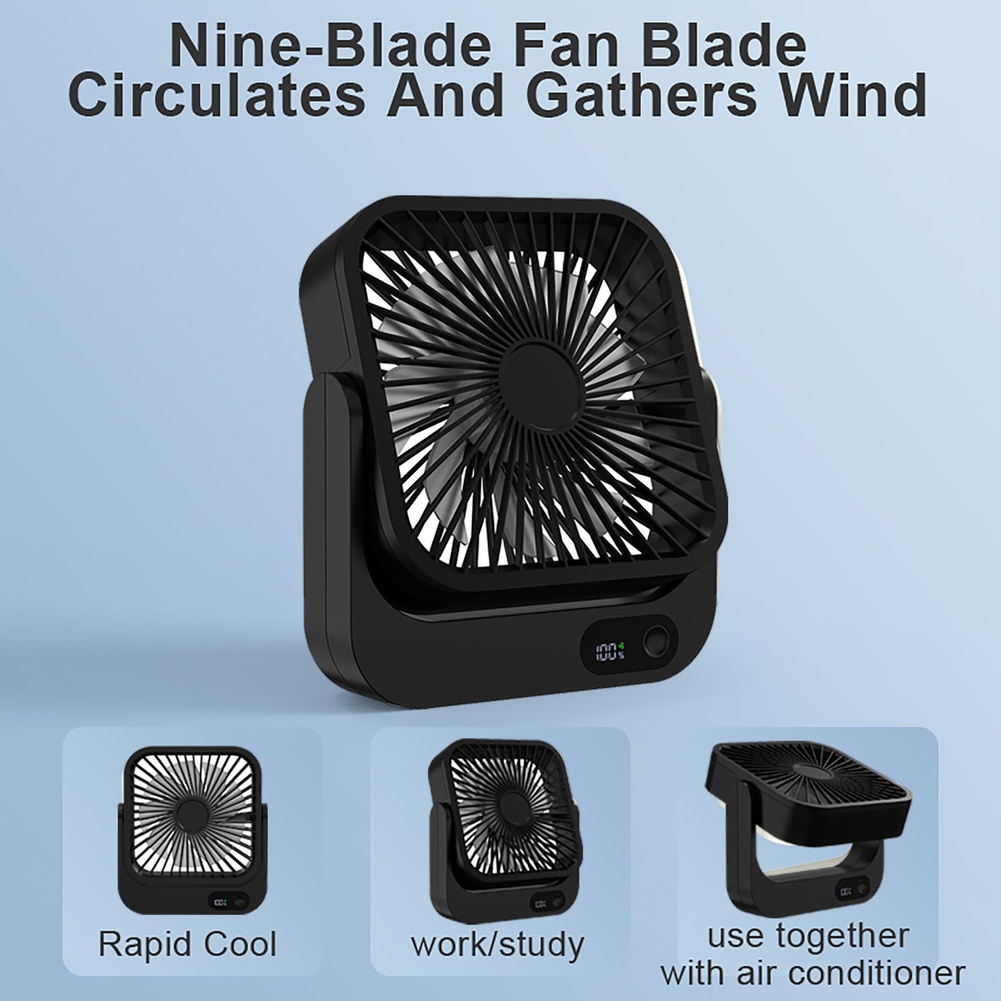 Magnetic Cruise Approved Fan with Night Light