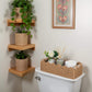 2 Pack Handmade Storage Basket with Handle