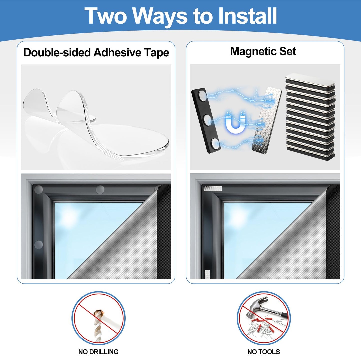 Magnetic Black Out Window Cover