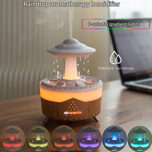 Raindrop Humidifiers for Bedroom -Essential Oil Diffuser