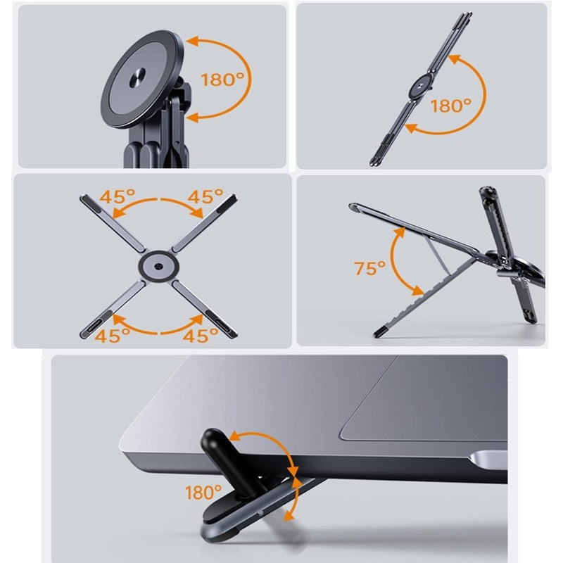 3 in 1 Magnetic Lightweight Foldable Laptop Stand