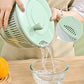 🔥9-in-1 Multifunctional Large Capacity Salad Spinner & Slicer