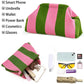 Women‘s Striped Diamond Dot Cloud Handbag