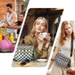 Plus Size Checkered Nylon Crossbody Bum Bag