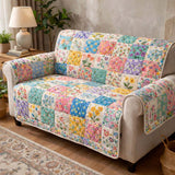 Wildflower Meadow Quilted Sofa Cover