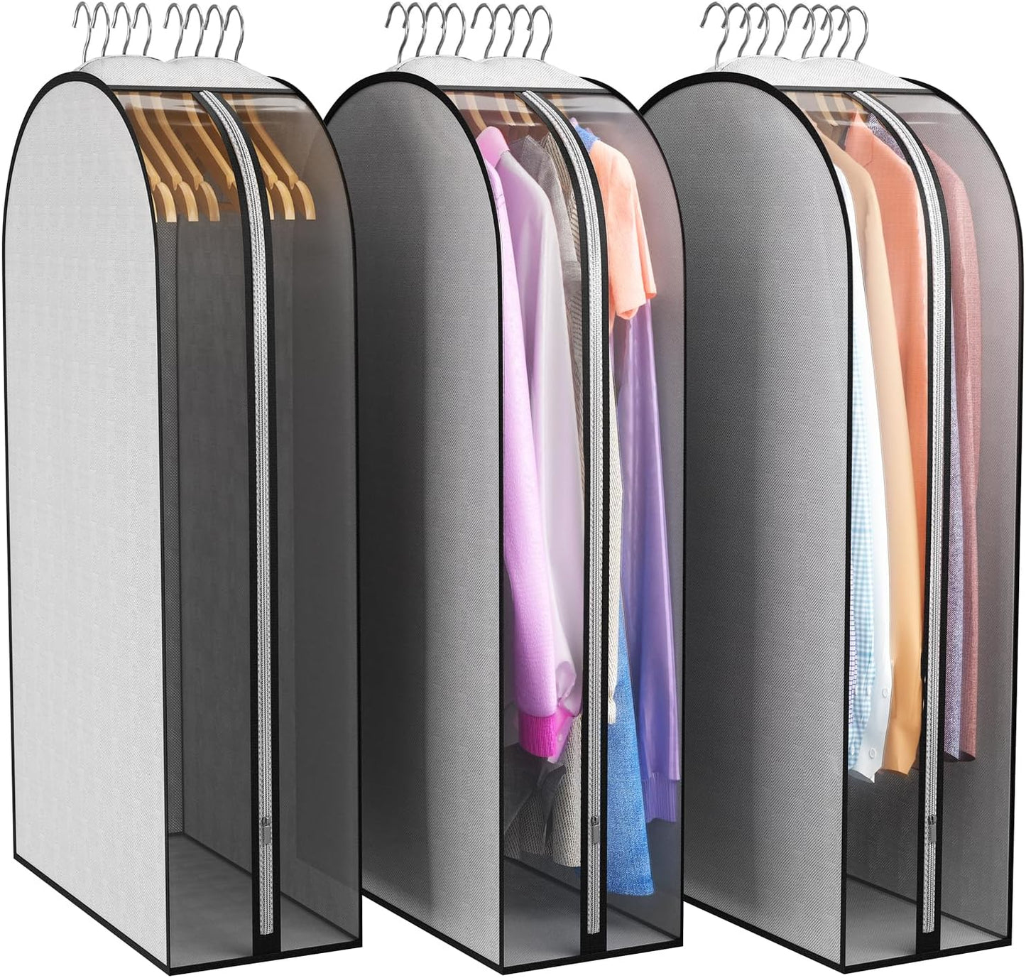 Gusseted Garment Bags for Hanging Clothes