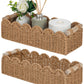 2 Pack Handmade Storage Basket with Handle
