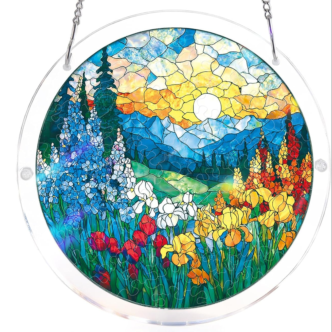 Buy 2 Get Free 1-Colorful Birds of Spring Sun Catchers Window
