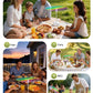 Portable Fly Repellent Fan for Tables
