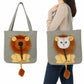 Lion Costume Portable Pet Canvas Carrier Shoulder Bag