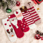 Christmas Santa Reindeer Fall Cozy Fluffy Slipper Socks 5 Pairs