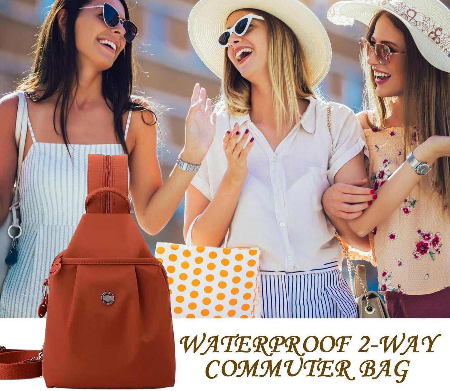Upgrade Soft Waterproof 2-Way Commuter Bag