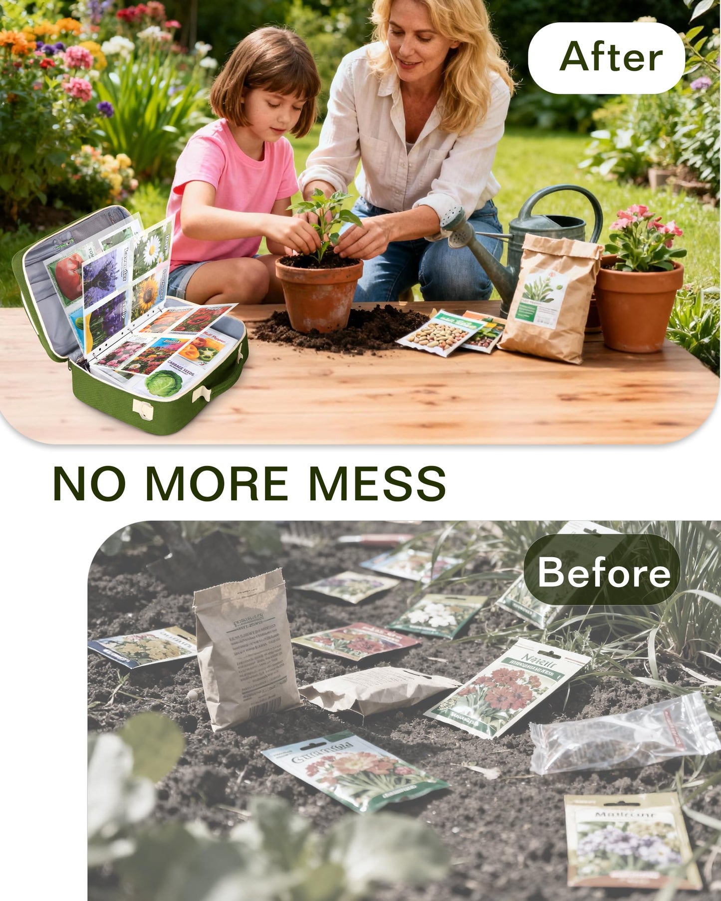 Seed Storage Organizer Binder