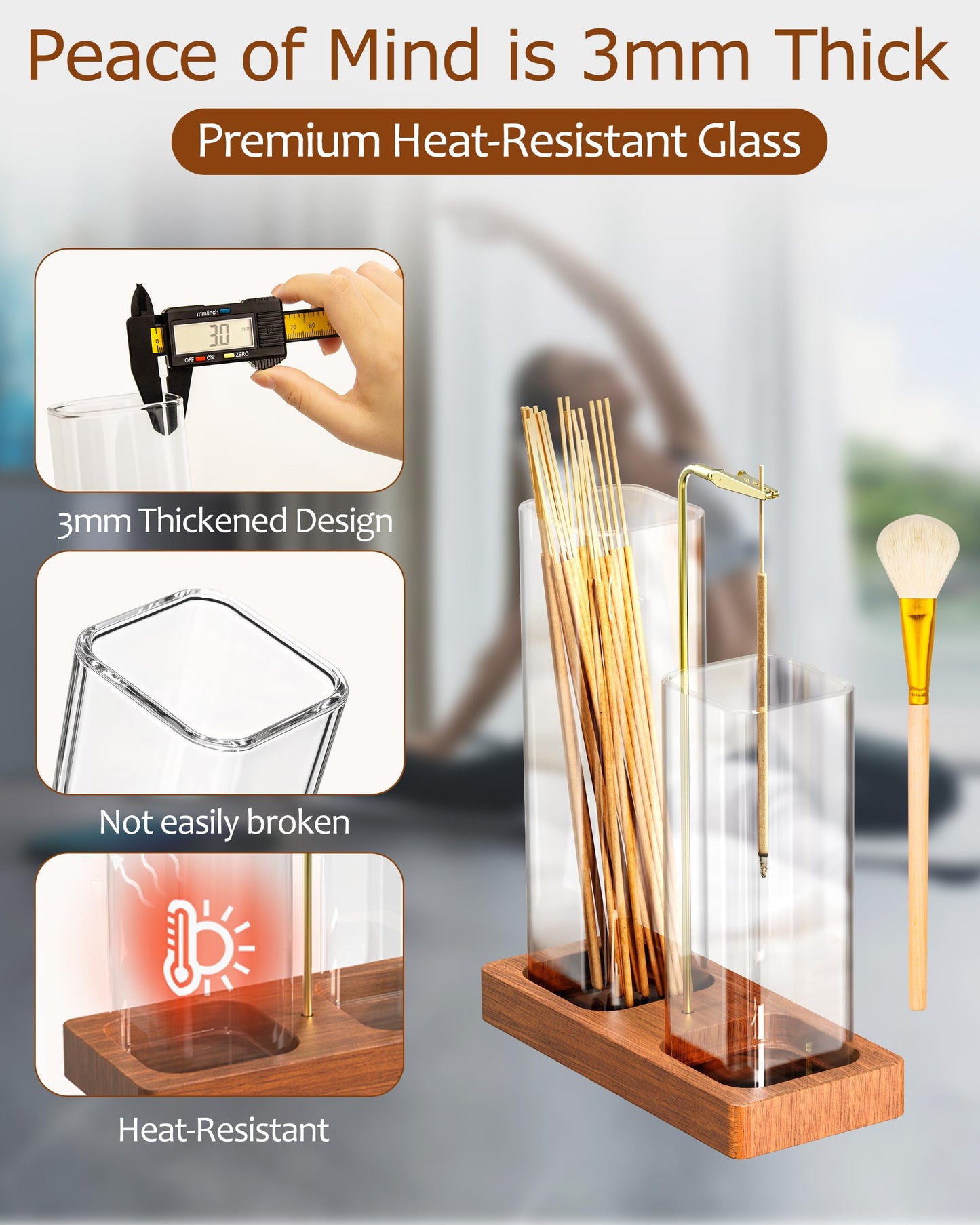 2 in 1 Incense Holder for Sticks