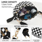 Plus Size Checkered Nylon Crossbody Bum Bag