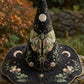 Moth Fairy Victorian Gothic Handcrafted Quilted Witch Hat