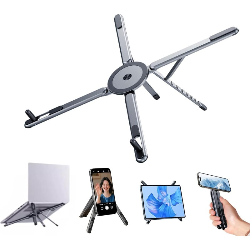 3 in 1 Magnetic Lightweight Foldable Laptop Stand