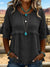 Vintage Art Patchwork Cotton And Linen Shirt