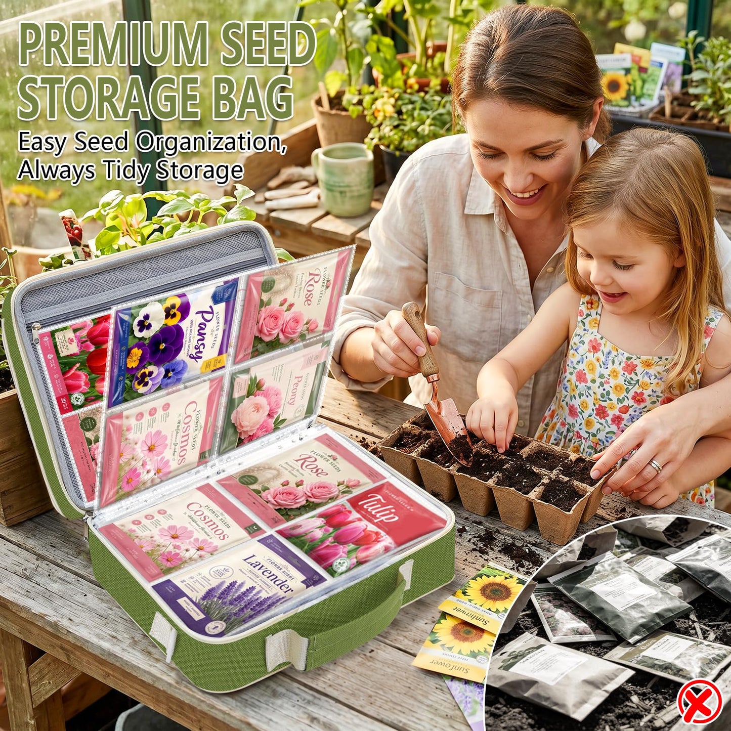 Seed Storage Organizer Binder