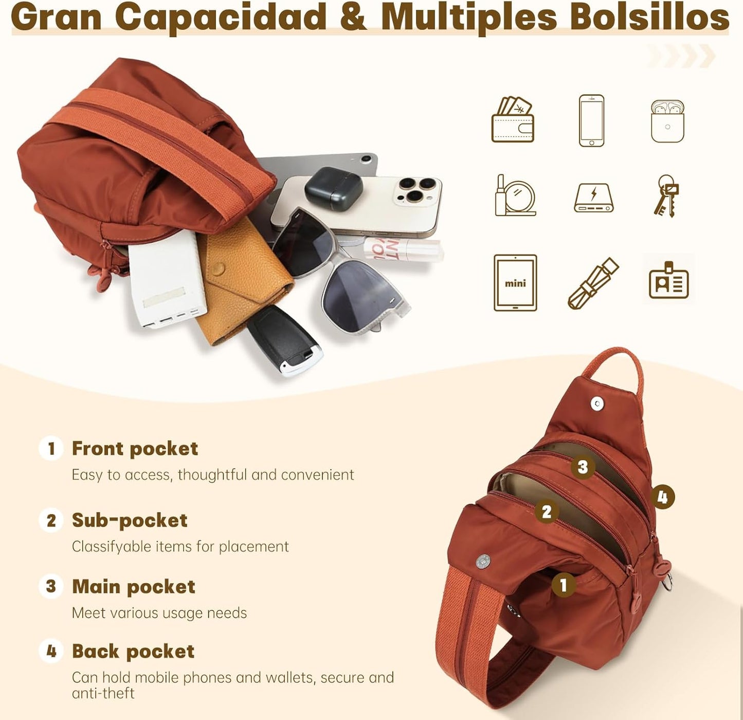 Upgrade Soft Waterproof 2-Way Commuter Bag