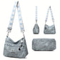 Women's Length Multi-Pocket Crossbody Shoulder Bag
