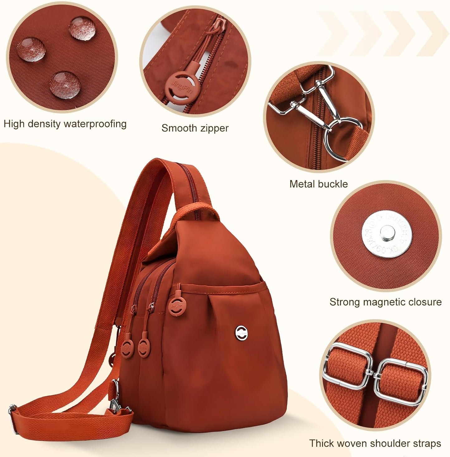 Upgrade Soft Waterproof 2-Way Commuter Bag