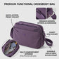 Women's Lightweight Water-Repellent Crossbody Sling Bag