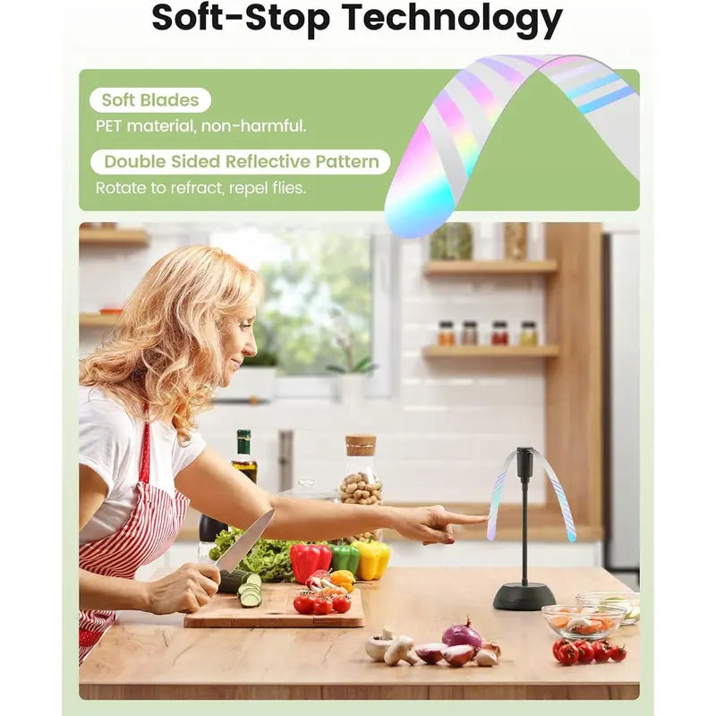 Portable Fly Repellent Fan for Tables