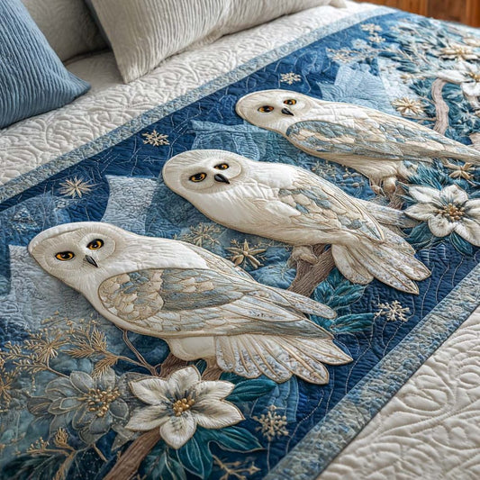 Arctic Watch Quilted Bed Runner