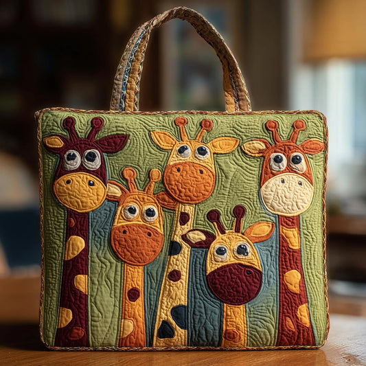 Tower of Giraffes Handmade Tote Bag