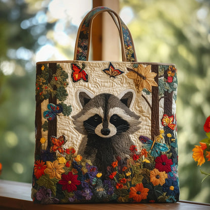 Raccoons Handmade Tote Bag